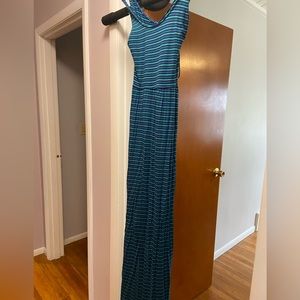 Blue and Green Striped Maxi!